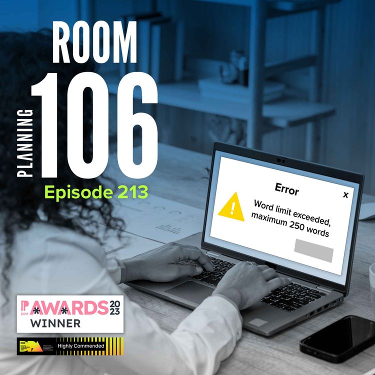 cover art for Ep213: Why the new 250-word limit for written appeal forms has sparked consternation