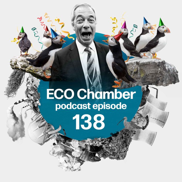 cover art for Farage declares war on ‘woke’ climate jobs, puffins party as sandeels saved