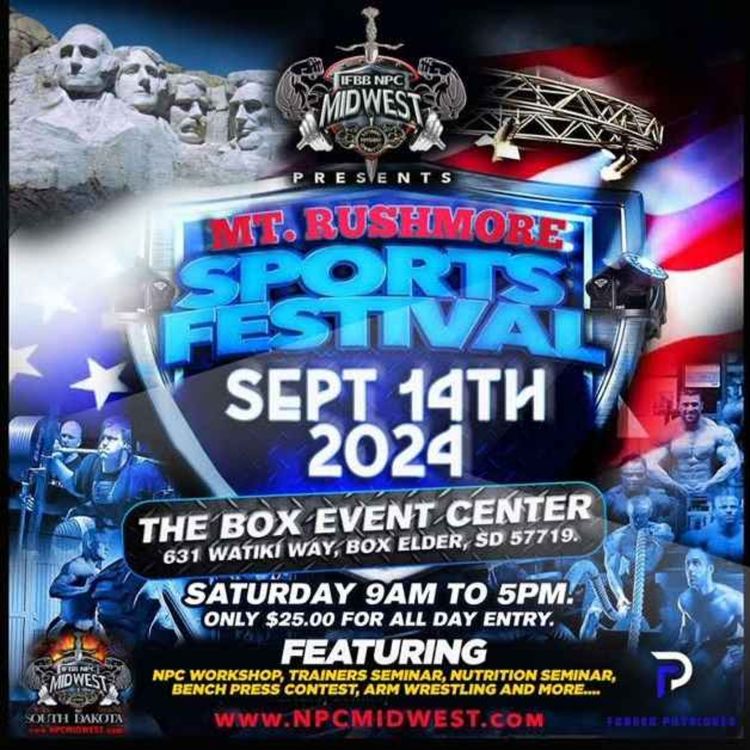 cover art for Mt Rushmore Sports Festival at The BOX Sept. 14th with Courtney 
