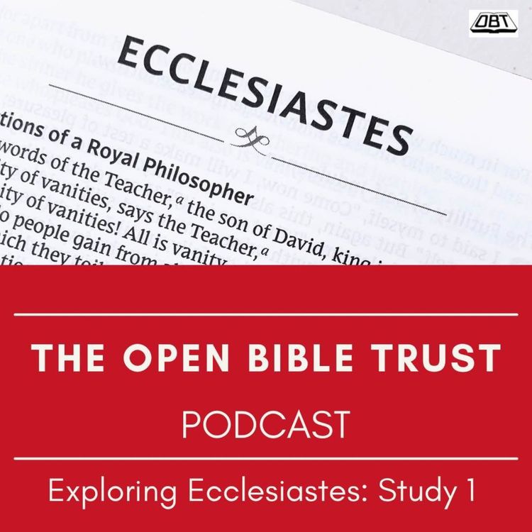 cover art for Exploring Ecclesiastes –  Who is the Author and What is vanity?