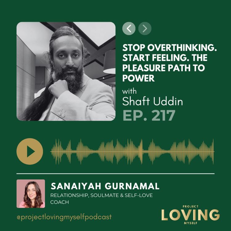 cover art for 217: Stop Overthinking. Start Feeling. The Pleasure Path to Power with Shaft Uddin