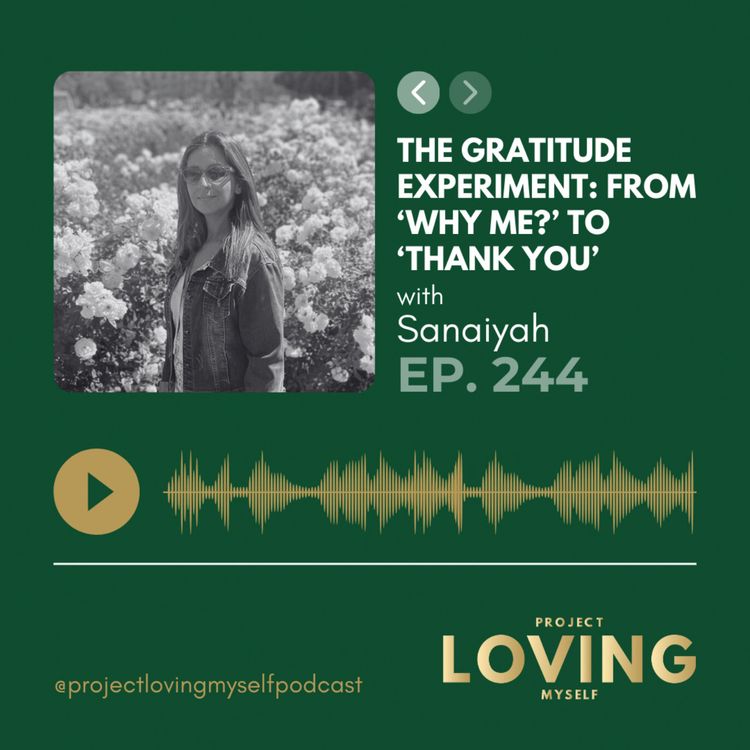 cover art for 244: The Gratitude Experiment: From ‘Why Me?’ to ‘Thank You’