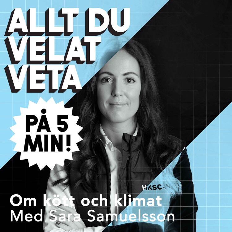 cover art for 5 minuter om kött och klimat med Sara Samuelsson