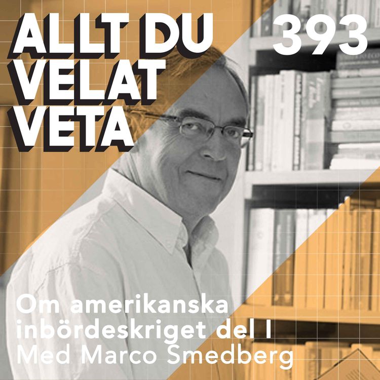 cover art for 393 Om amerikanska inbördeskriget del I med Marco Smedberg