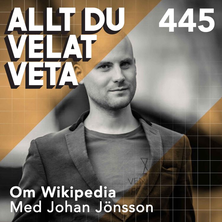 cover art for 445 Om Wikipedia med Johan Jönsson