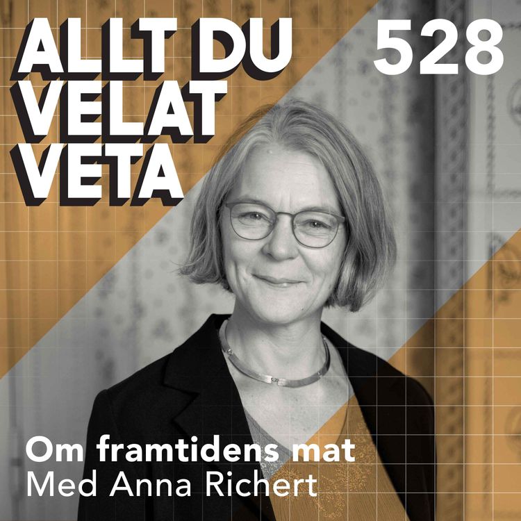 cover art for 528 Om framtidens mat med Anna Richert - kommer vi att äta insekter till middag?