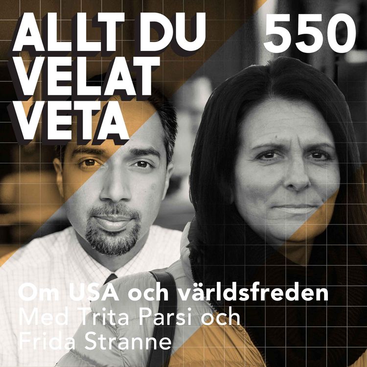 cover art for 550 Om USA och världsfreden med Frida Stranne och Trita Parsi - Supermakten som skulle rädda världen – men till vilket pris?