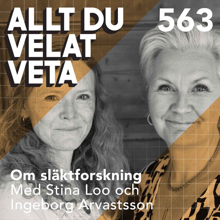cover art for 563 Om släktforskning med Stina Loo och Ingeborg Arvastsson