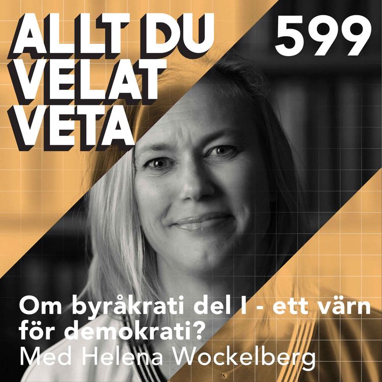 cover art for 599 Om byråkrati del I - ett värn för demokratin med Helena Wockelberg