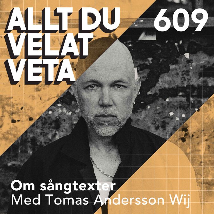 cover art for 609 Om sångtexter med Tomas Andersson Wij