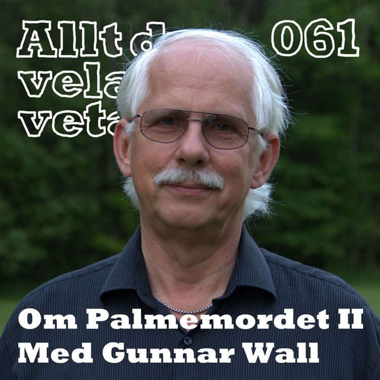 cover art for 061 Om Palmemordet II med Gunnar Wall