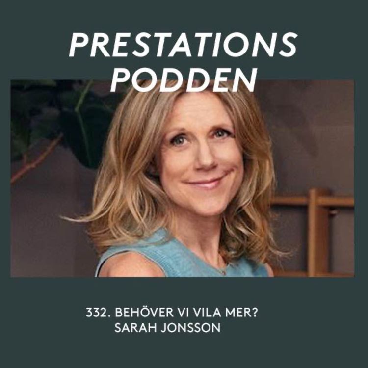 cover art for Behöver vi vila mer? - Sarah Jonsson