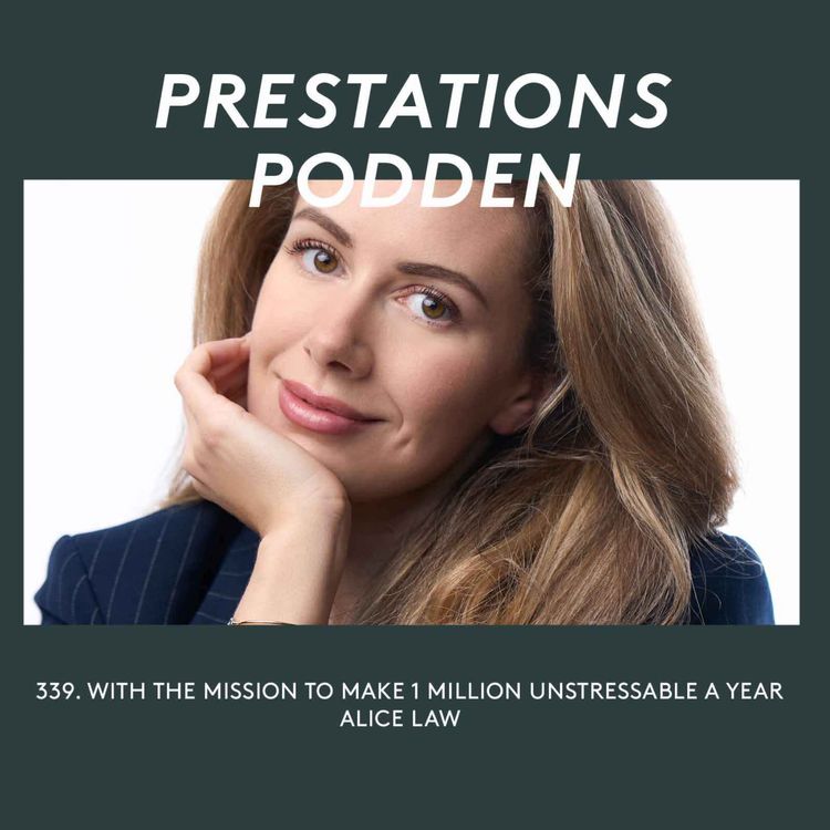 cover art for With the mission to make one million unstressable a year - Alice Law