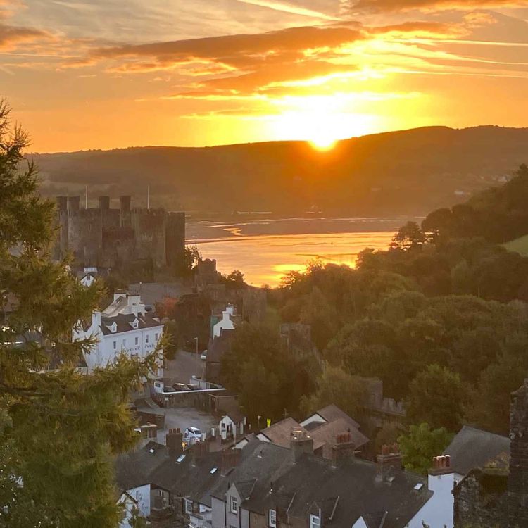 cover art for Exploring A Medieval Fortress - Conwy Castle