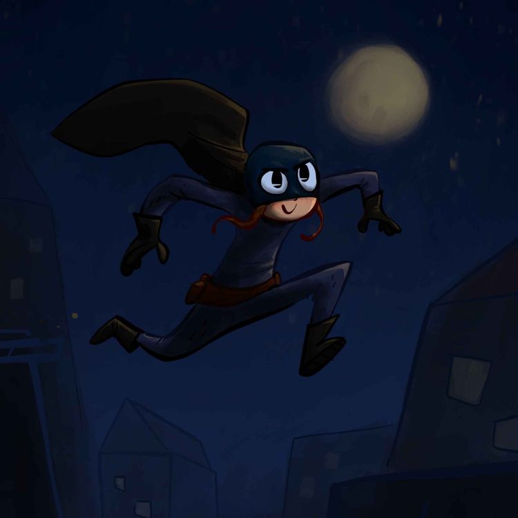 cover art for La véritable identité de Cape Noire, le justicier masqué.