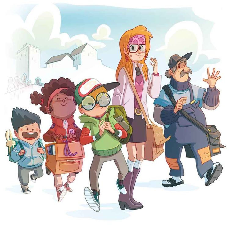 cover art for Les cinq rentrées des classes