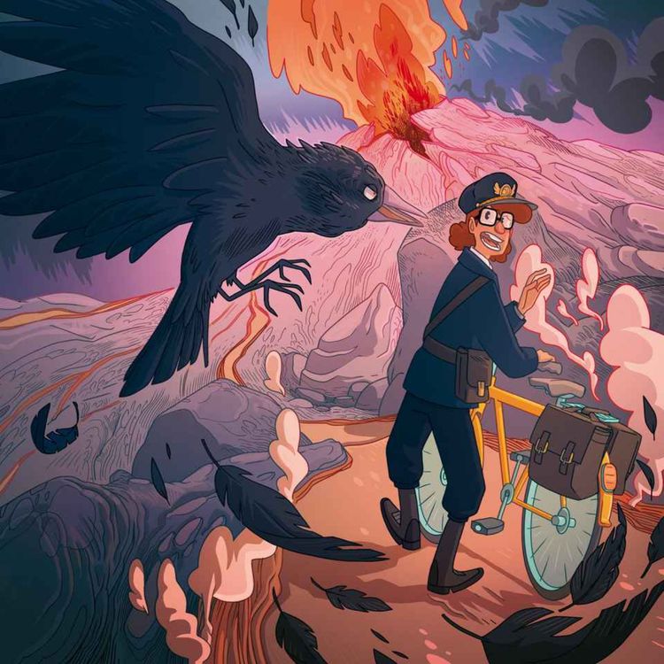 cover art for Le facteur et le volcan