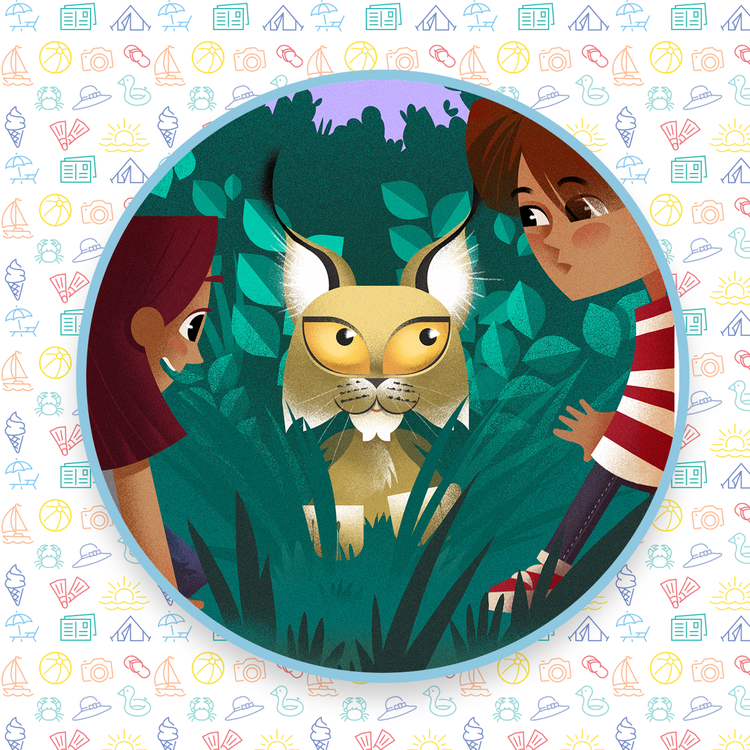 cover art for Les enfants et le lynx