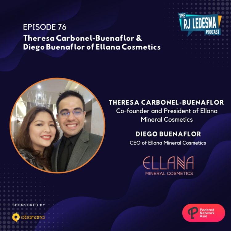 cover art for Ep. 76: Theresa Carbonel-Buenaflor & Diego Buenaflor of Ellana Cosmetics