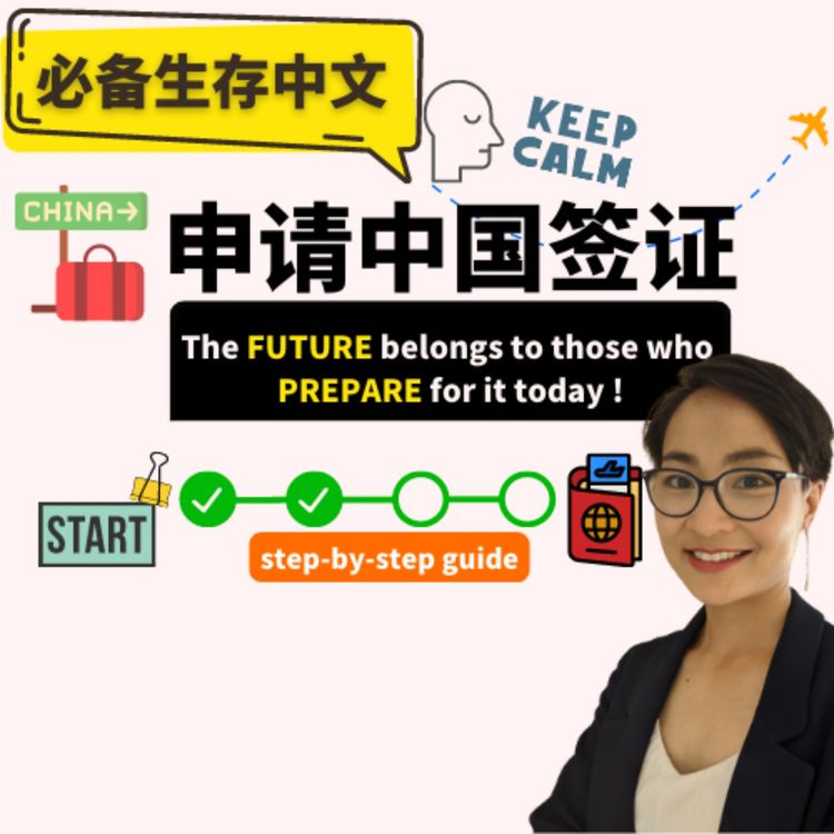 cover art for 申请中国签证 What documents do I need to apply for Chinese visa? - 必备生存中文 Survival Chinese