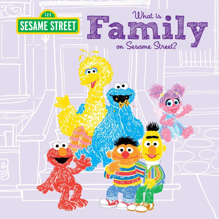 cover art for What is Family on Sesame Street? Written by Craig Manning & read by Gyton Grantley.