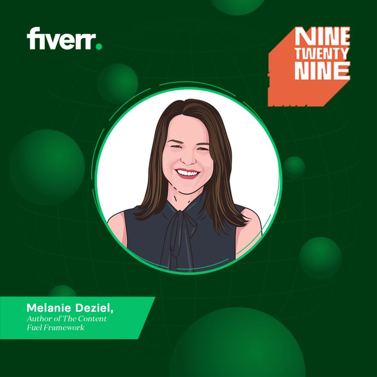 cover art for MARKETING: Melanie Deziel on ‘how to succeed with content’. 