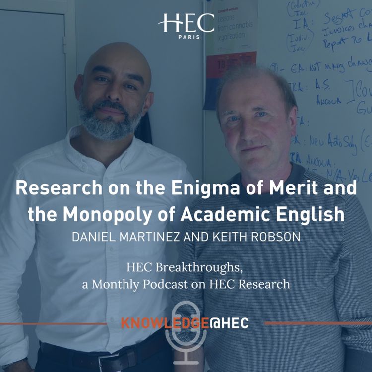 cover art for Research on the Enigma of Merit and Monopoly of Academic English