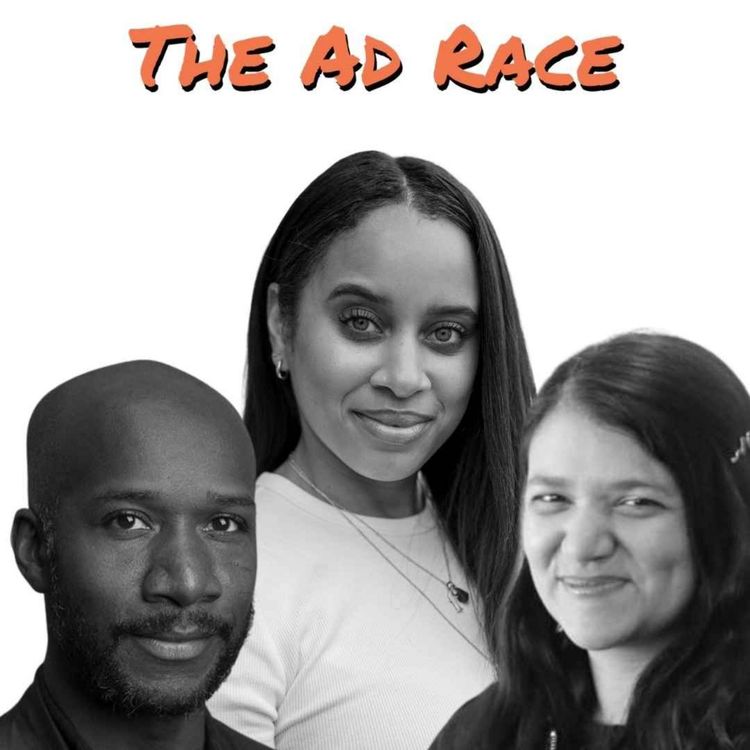 cover art for The Ad Race x Christmas with Yasmin Arrigo and Dino Myers-Lamptey