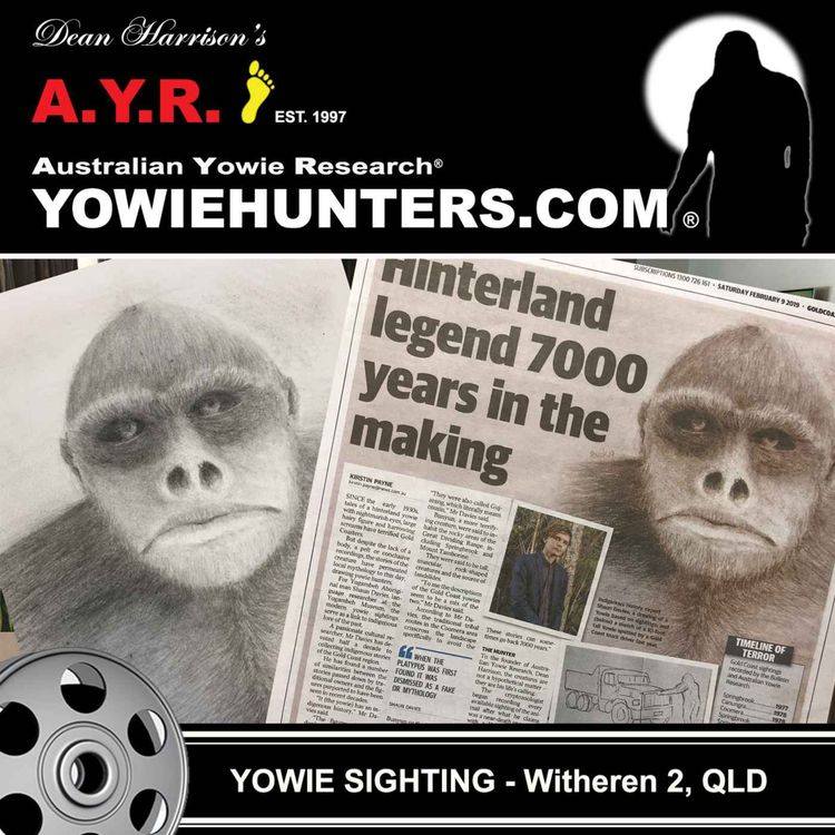 cover art for Yowie Sighting at Witheren (#2), Queensland 2018