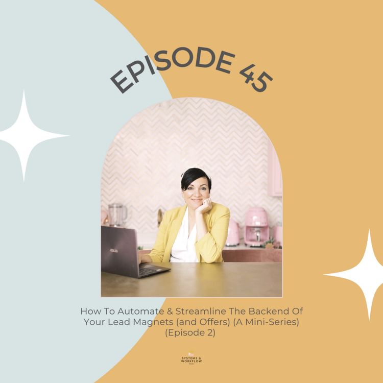 cover art for 45: Week 2 of the series How To Automate & Streamline The Backend Of Your Lead Magnets (and Offers) - All about LEAD MAGNETS