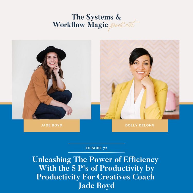 cover art for 72: Unleashing The Power of Efficiency With the 5 P's of Productivity by Productivity for Creatives Coach Jade Boyd