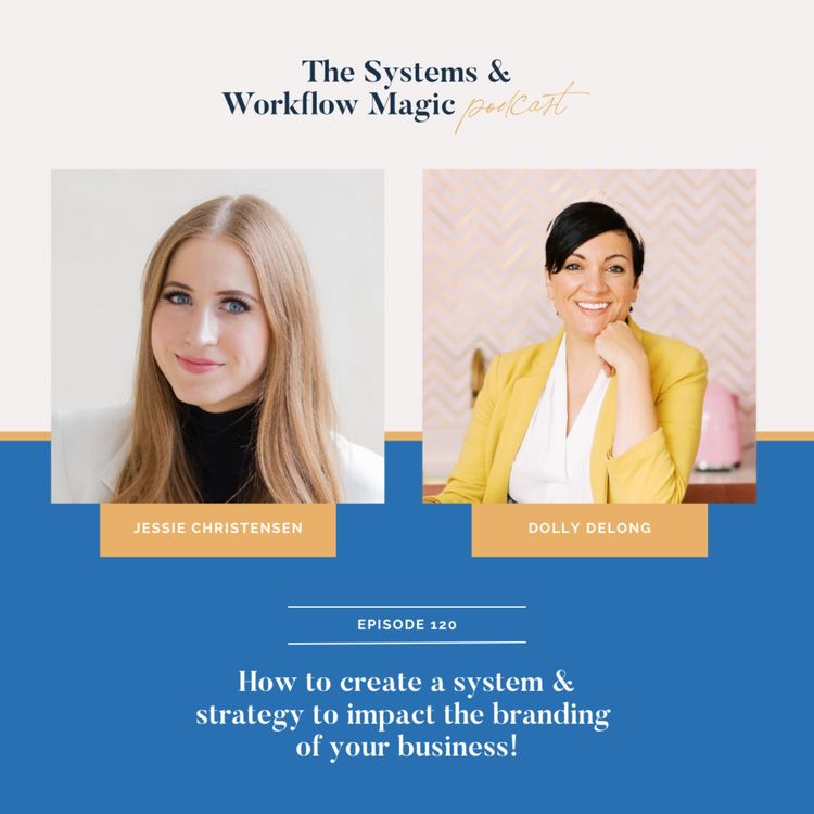 cover art for 120: How to Create a System & Strategy to Impact the Branding of Your Business with Jessie Christensen