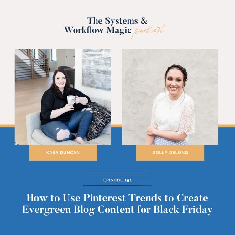 cover art for Using Pinterest Trends to Create Evergreen Blog Content for Black Friday w/ Kara Duncan