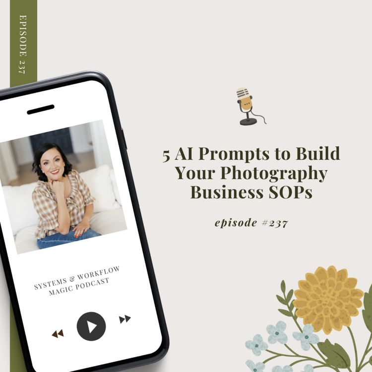 cover art for 5 AI Prompts to Build Your Photography Business SOPs