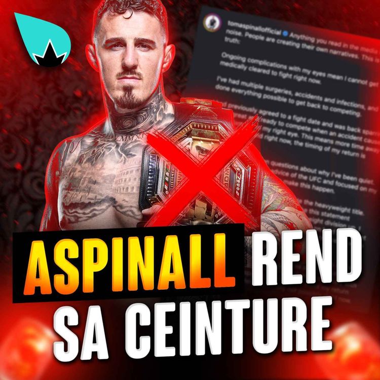 cover art for Tom Aspinall rend son titre ! 🚨