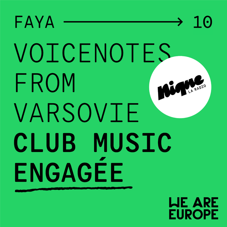 cover art for Voicenotes from Varsovie : club music engagée