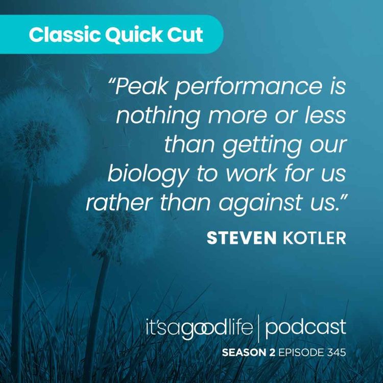 cover art for Quick Cut: S2E345 Peak Performance with Steven Kotler