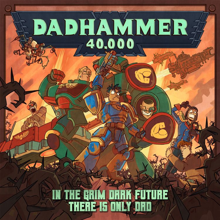 cover art for DADHAMMER 40,000