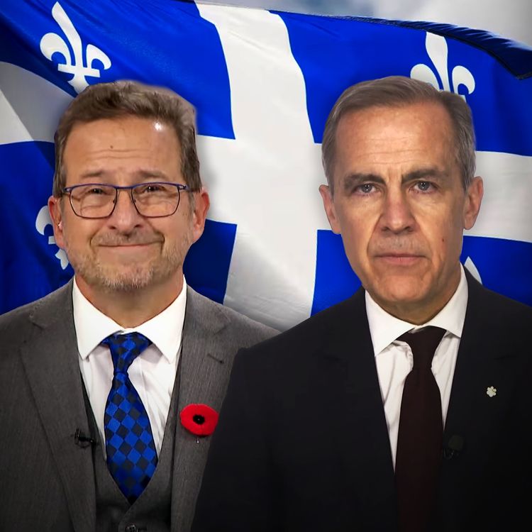 cover art for Pardon His French? Quebec's Crush on Carney