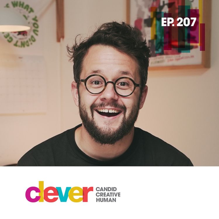 cover art for Ep. 207: Creative Pep Talk’s Andy J. Pizza on ADHD, the heroine’s journey, & Invisible Things [encore]