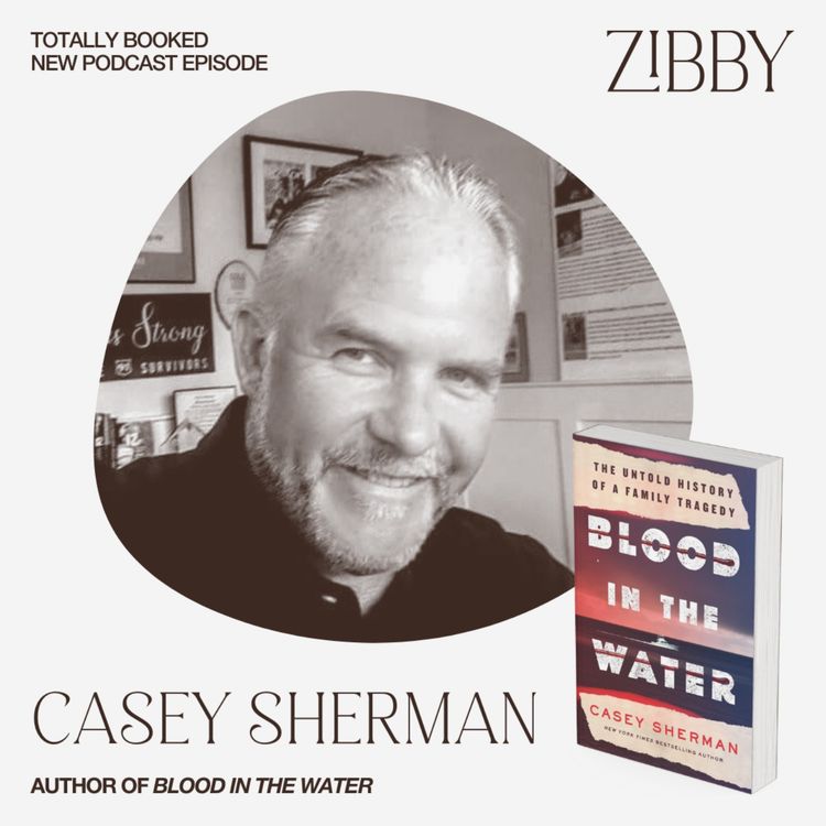 cover art for Casey Sherman, BLOOD IN THE WATER: The Untold Story of a Family Tragedy