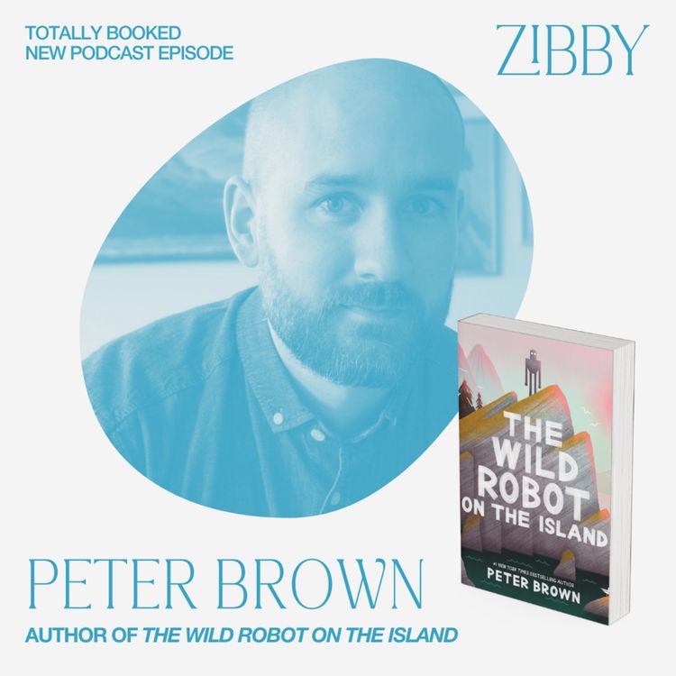 cover art for Peter Brown, THE WILD ROBOT ON THE ISLAND