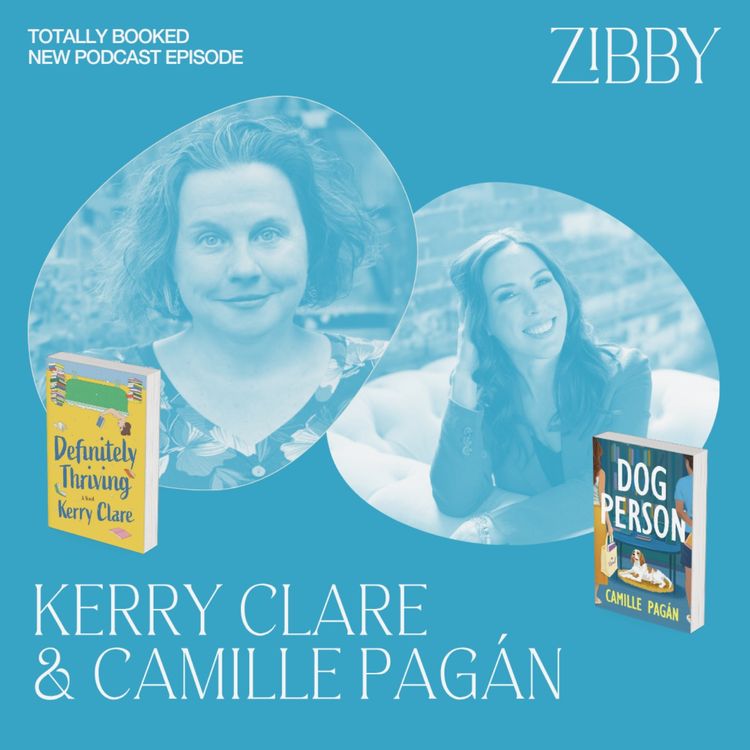 cover art for Kerry Clare, Definitely Thriving, and Camille Pagán, Dog Person