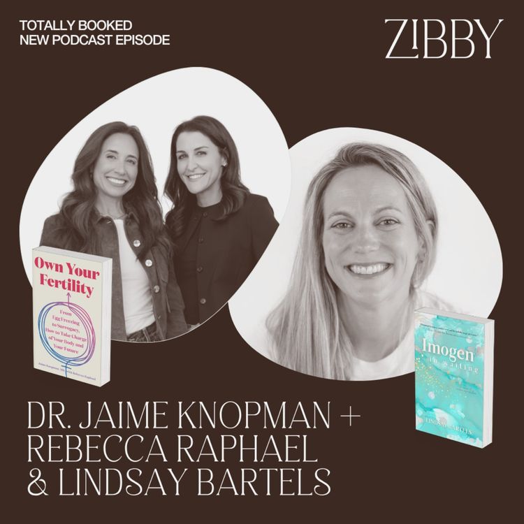 cover art for Jaime Knopman and Rebecca Raphael, OWN YOUR FERTILITY + Lindsay Bartels, IMOGEN IN WAITING