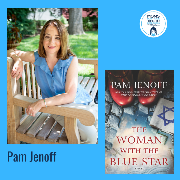 cover art for Pam Jenoff, THE WOMAN WITH THE BLUE STAR: A Novel
