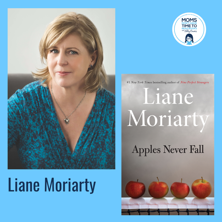cover art for Liane Moriarty, APPLES NEVER FALL