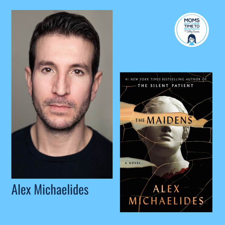 cover art for Alex Michaelides, THE MAIDENS