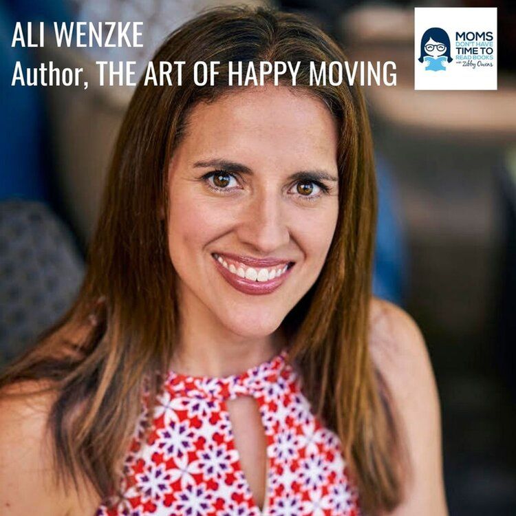 cover art for Ali Wenzke, THE ART OF HAPPY MOVING