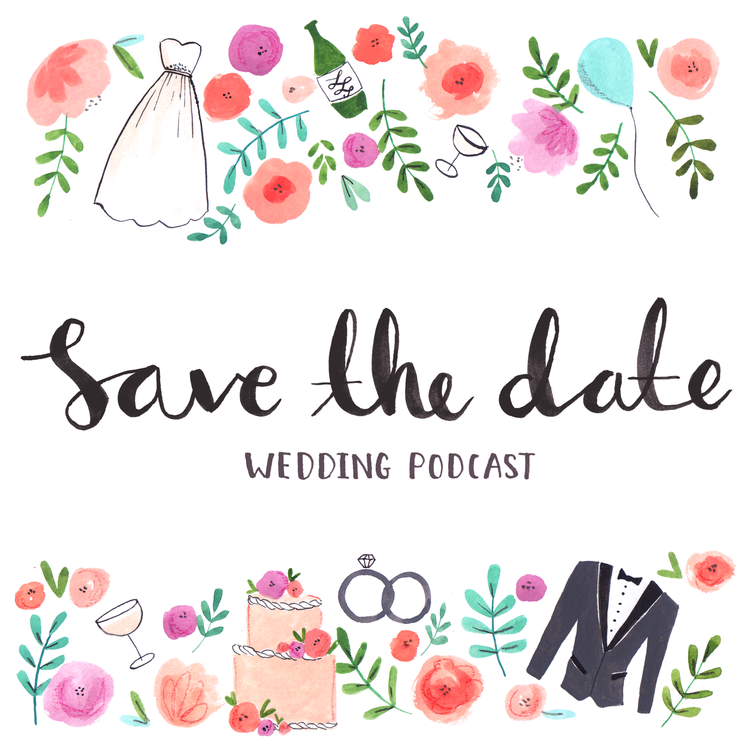 cover art for Save the Date Wedding Podcast Trailer