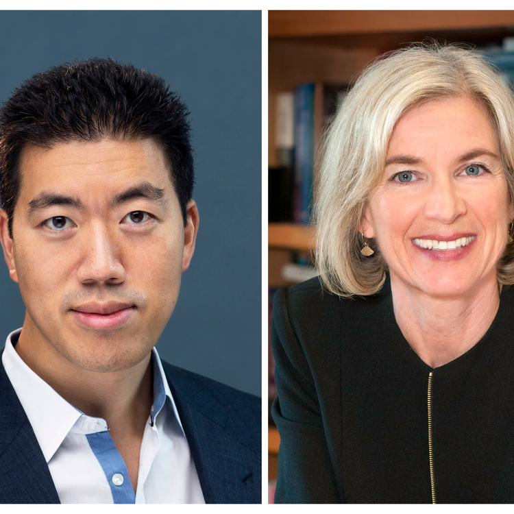 cover art for CRISPR Roundtable: Liu and Doudna